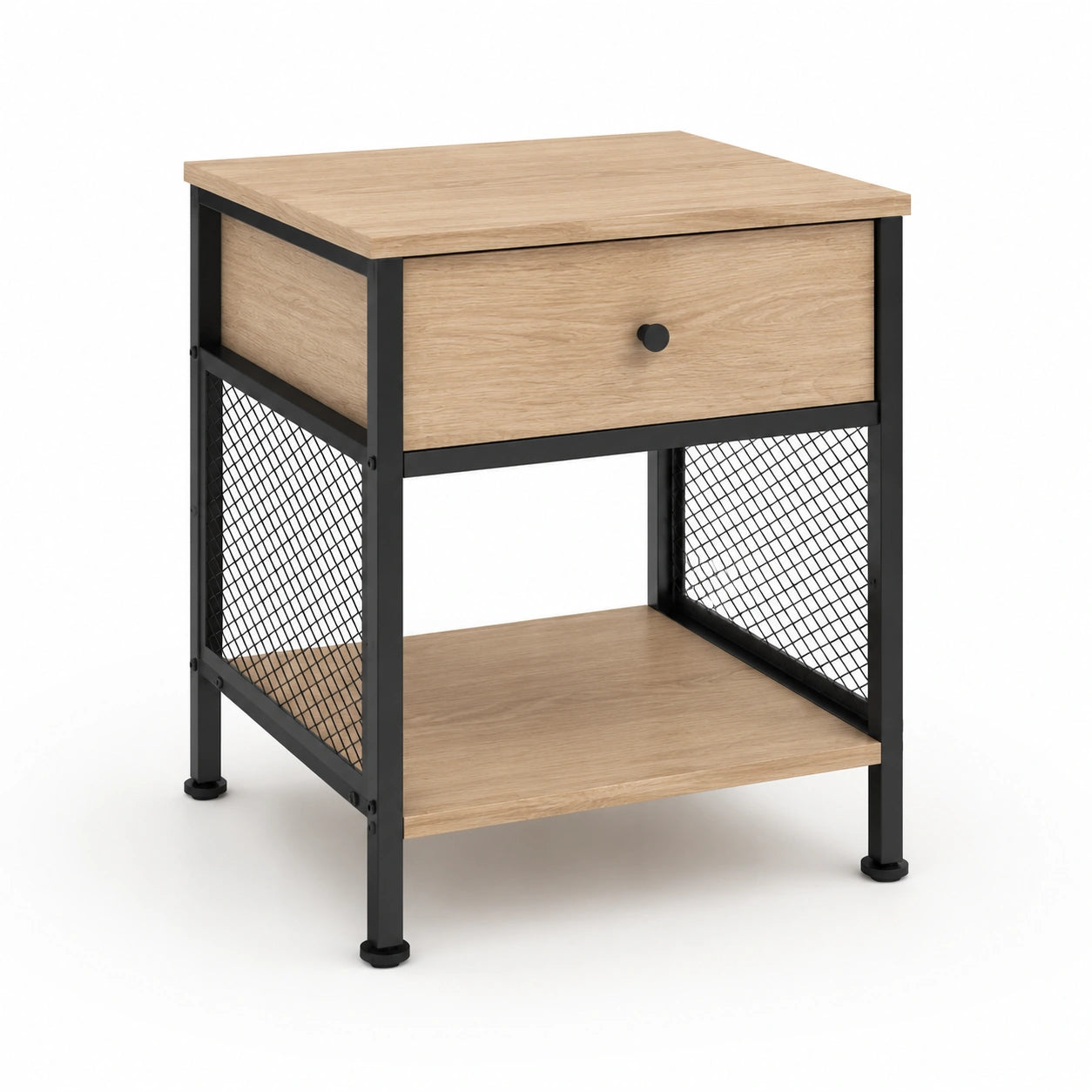 table-de-nuit-industrielle-avec-tiroir-bois-clair-rangement-compact-pour-chambre-qqbmsd6475pe